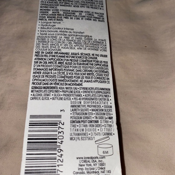 L'Oreal Paris MATTE SIGNATURE Liquid Eyeliner 720 GREIGE, New. - Picture 5 of 5